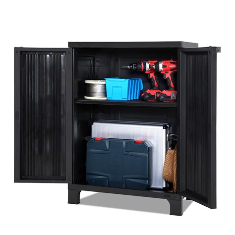 weatherproof outdoor metal storage cabinet